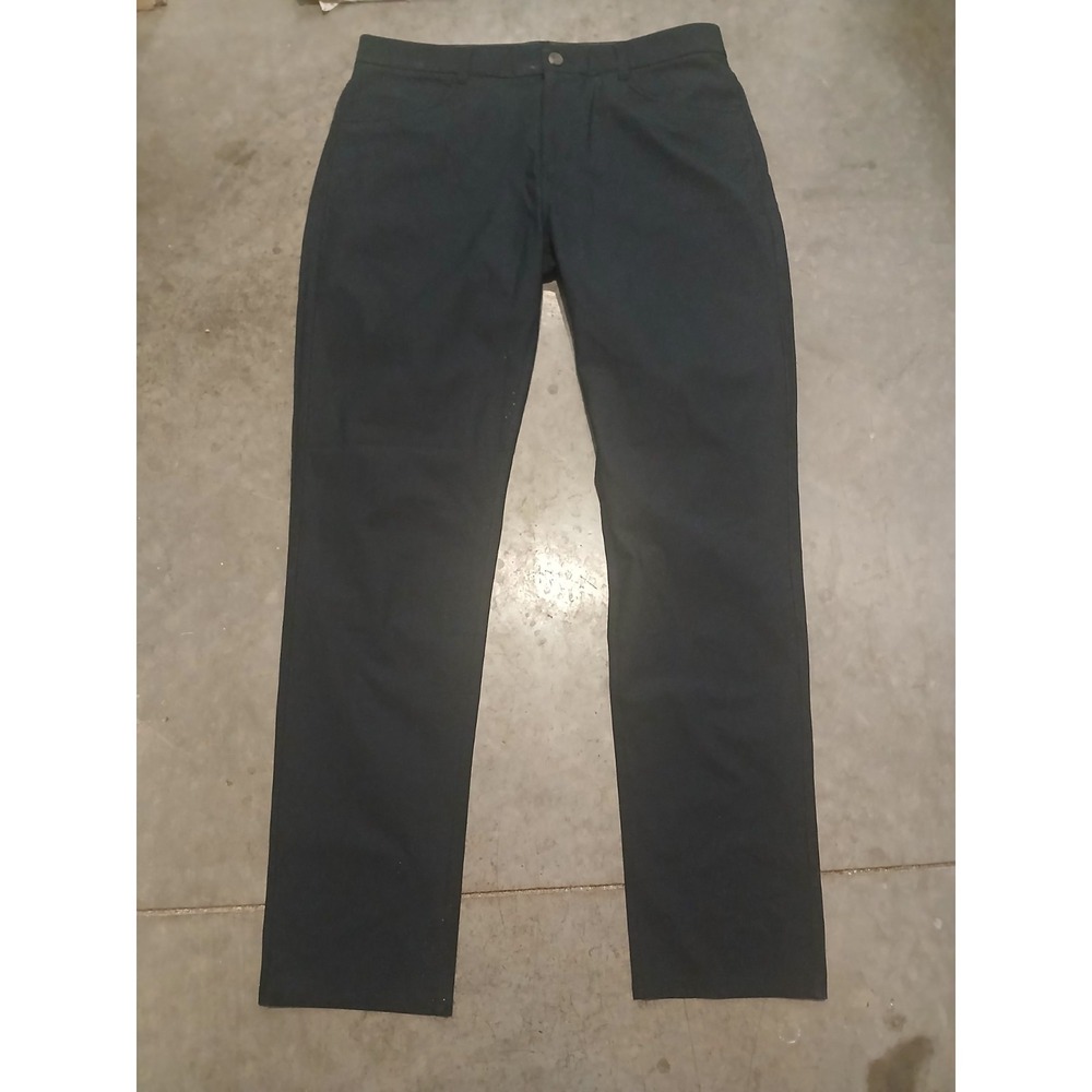 Vuori Meta Pant Mens Size 34x31 Blue V430 Slim Fit 5-Pocket Performance Trousers